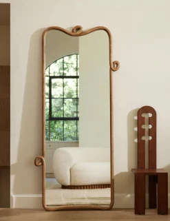 Looped Wood Full Length Mirror by Sarah Sherman Samuel