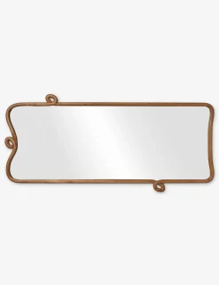 Looped Wood Full Length Mirror by Sarah Sherman Samuel