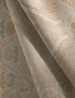 Lotus Hand-Knotted Wool-Blend Rug