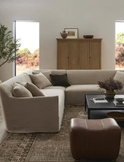 Lowell Slipcover Sectional Sofa by Amber Lewis x Four Hands