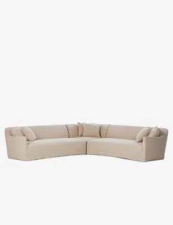 Lowell Slipcover Sectional Sofa by Amber Lewis x Four Hands