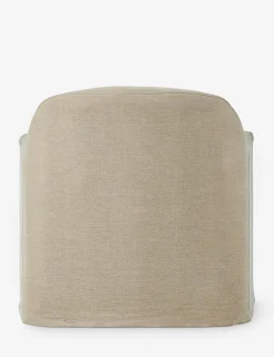 Lowell Slipcover Swivel Chair by Amber Lewis x Four Hands