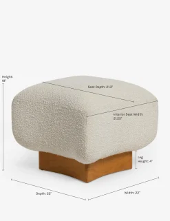 Lua Ottoman by Eny Lee Parker