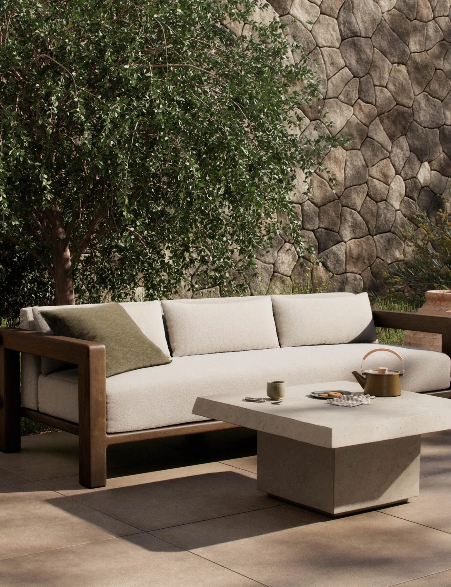 Lumi Indoor / Outdoor Sofa by Amber Lewis x Four Hands
