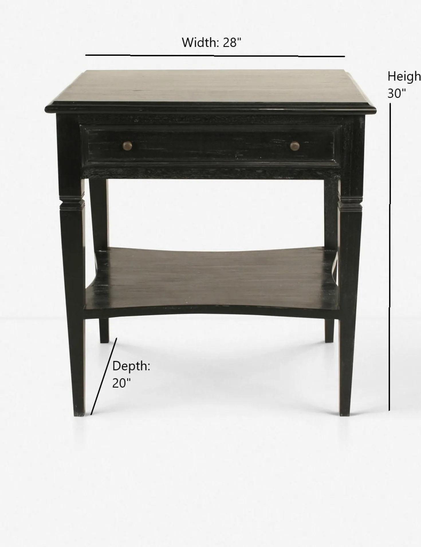 Luna 1 Drawer Nightstand