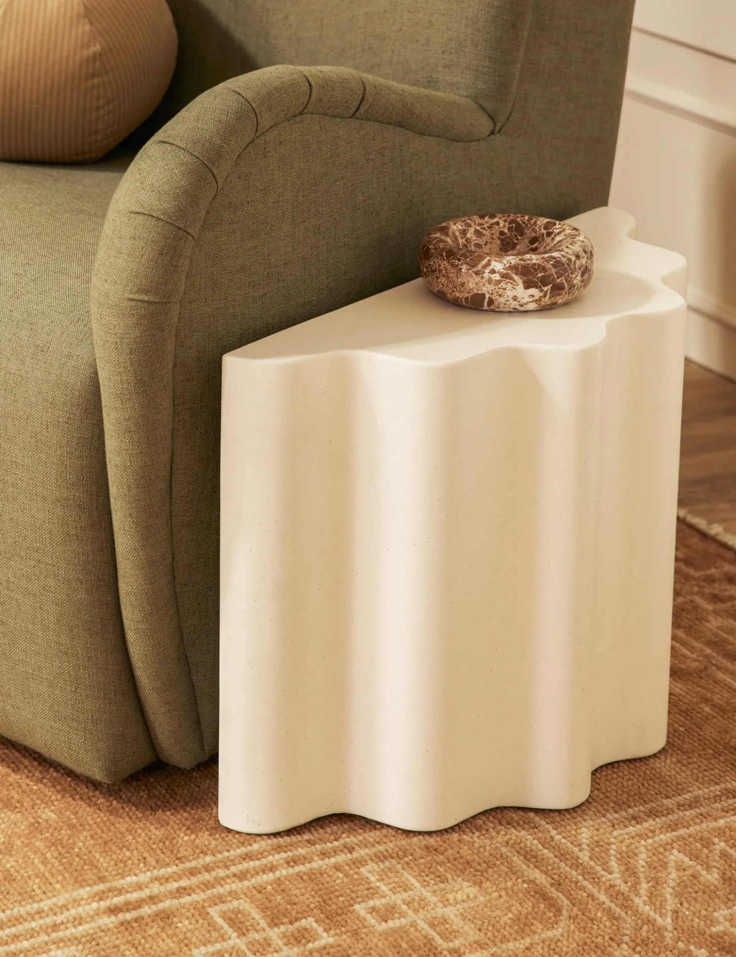 Lune Indoor / Outdoor Side Table by Lolly Lolly Ceramics