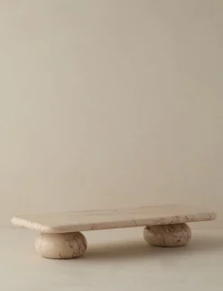 Lusine Rectangular Marble Serving Stand