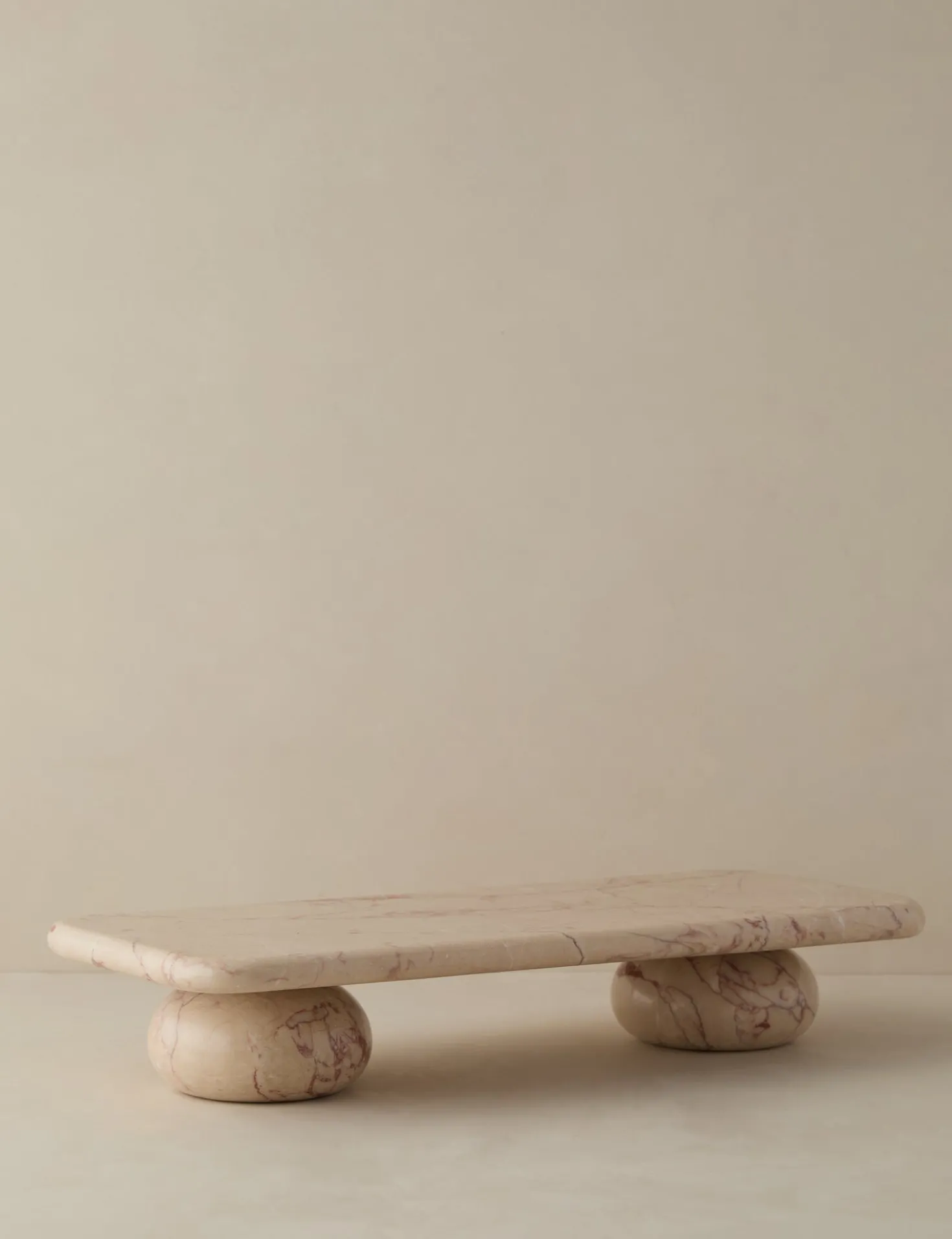 Lusine Rectangular Marble Serving Stand