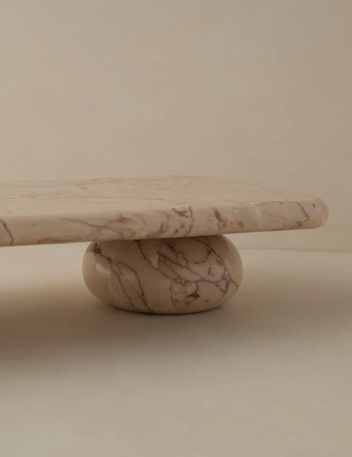 Lusine Rectangular Marble Serving Stand