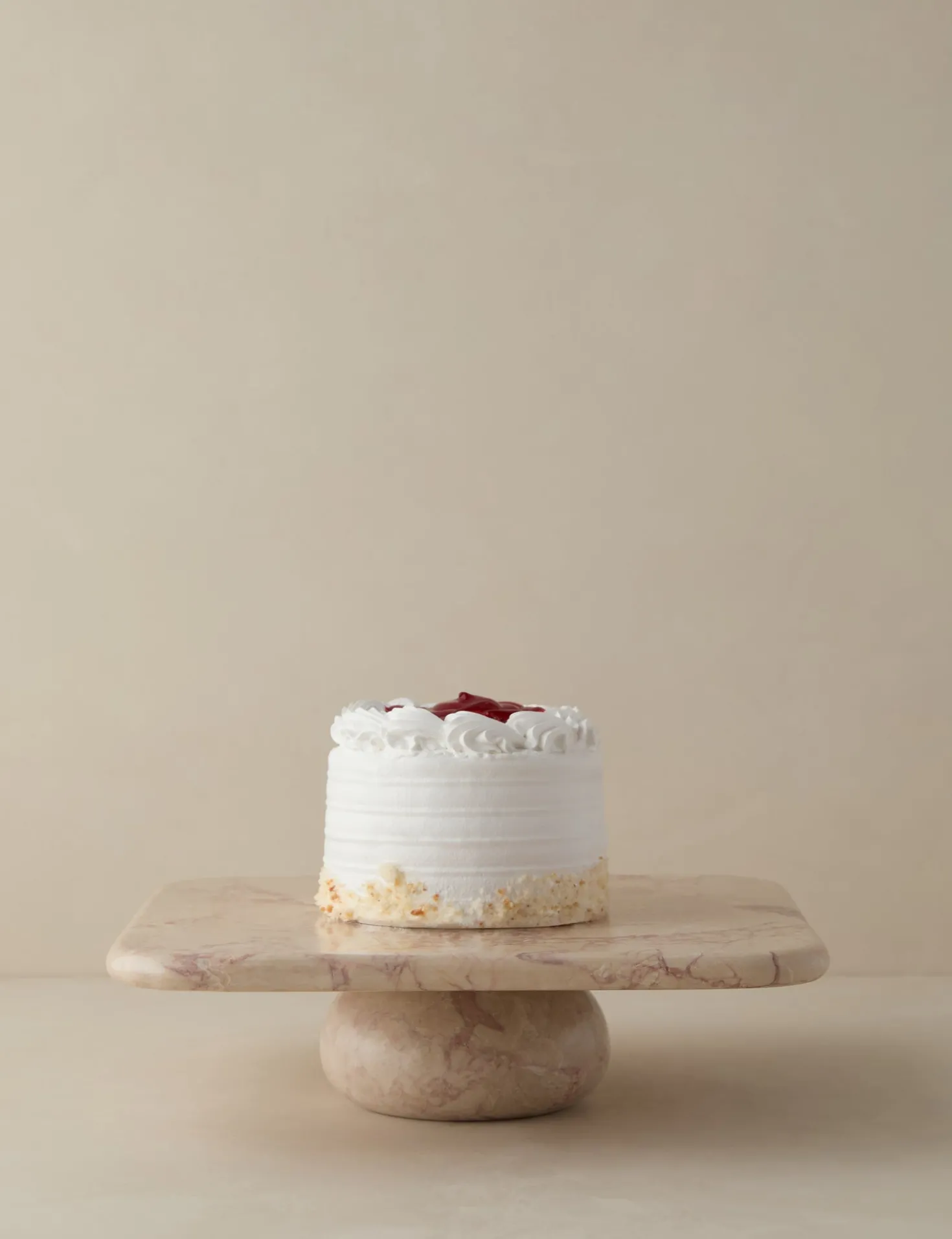 Lusine Square Marble Serving Stand