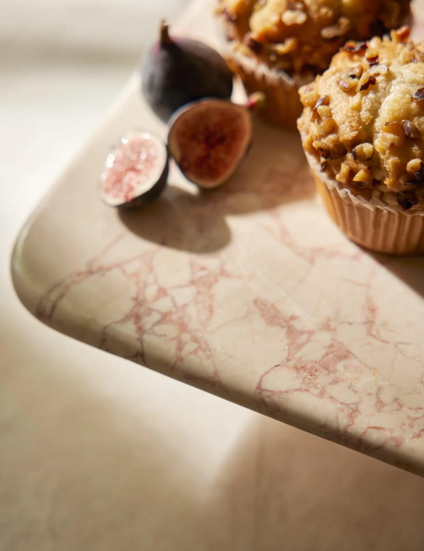 Lusine Square Marble Serving Stand