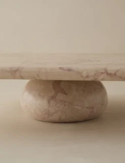 Lusine Square Marble Serving Stand