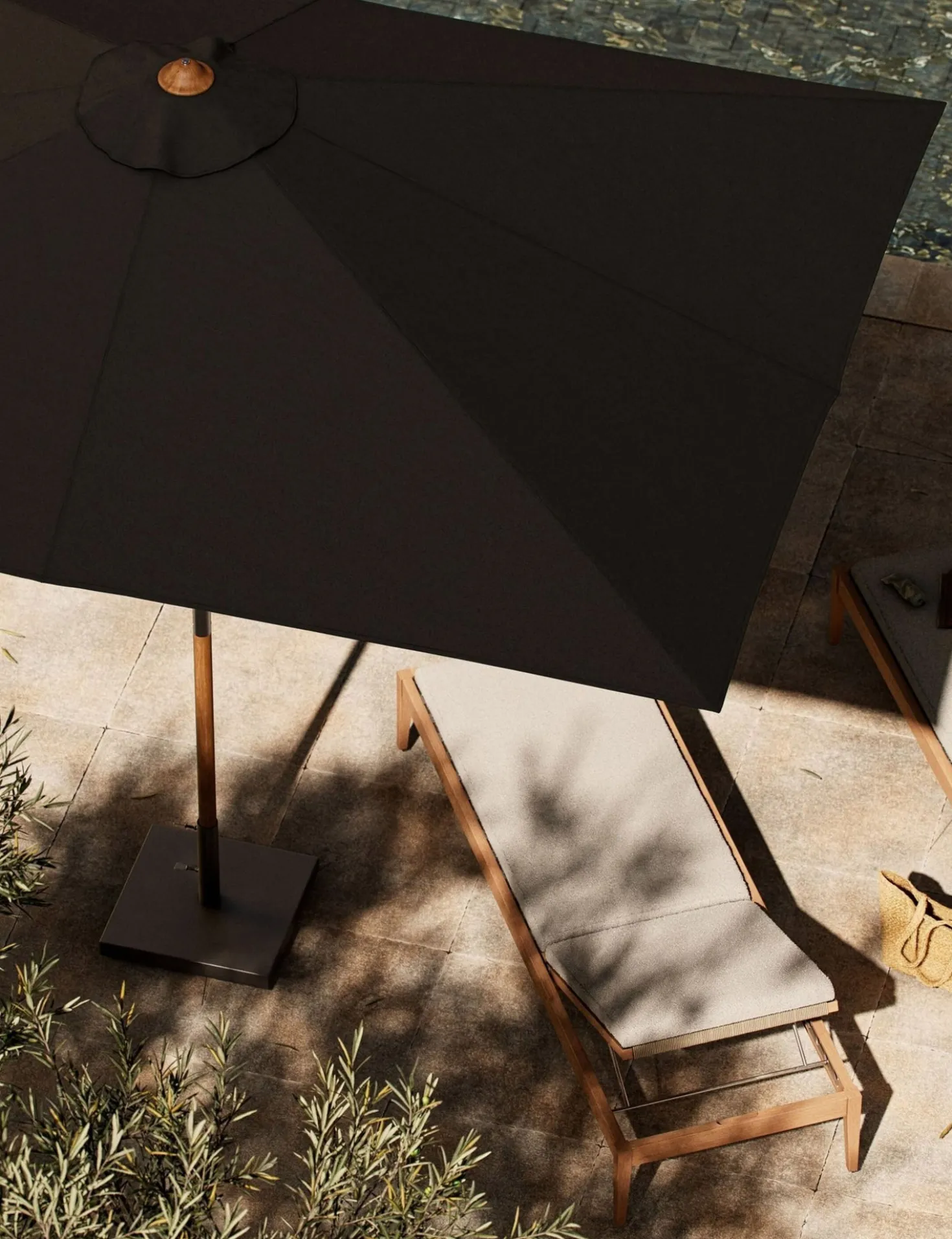 Luzita 9'10" Rectangular Outdoor Umbrella