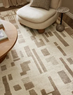 Lyons Moroccan-Style Hand-Knotted Wool Rug