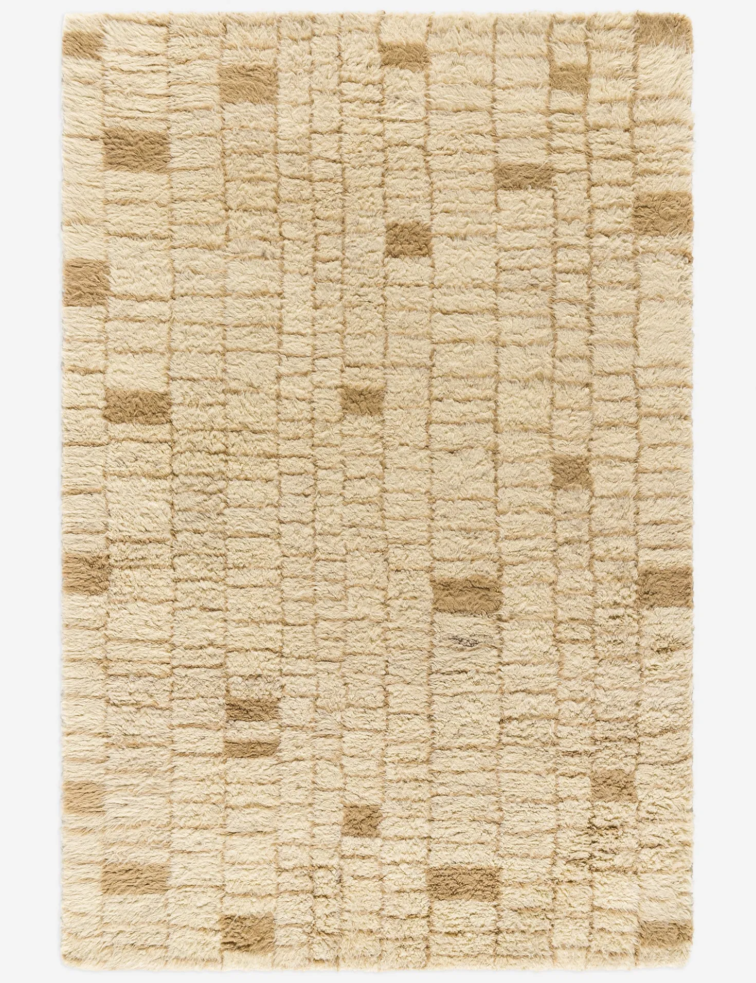 Madrazo Moroccan Style Hand-Tufted Wool Rug
