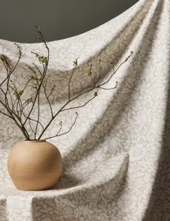 Mallow Cotton / Linen Blend Fabric by Morris & Co.