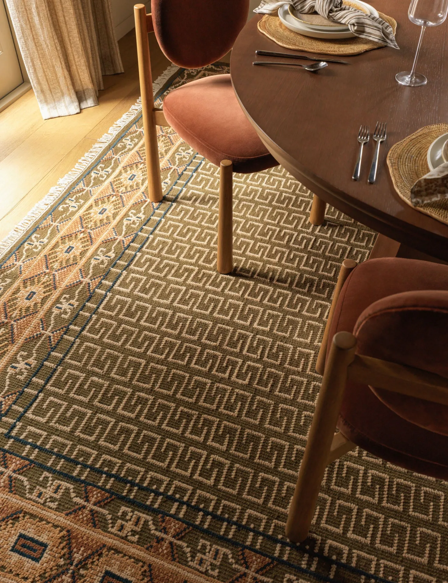 Manca Hand-Knotted Wool Rug