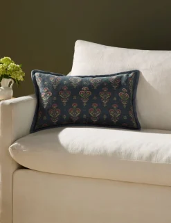 Marigold Embroidered Pillow by Chris Loves Julia x Loloi