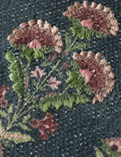 Marigold Embroidered Pillow by Chris Loves Julia x Loloi