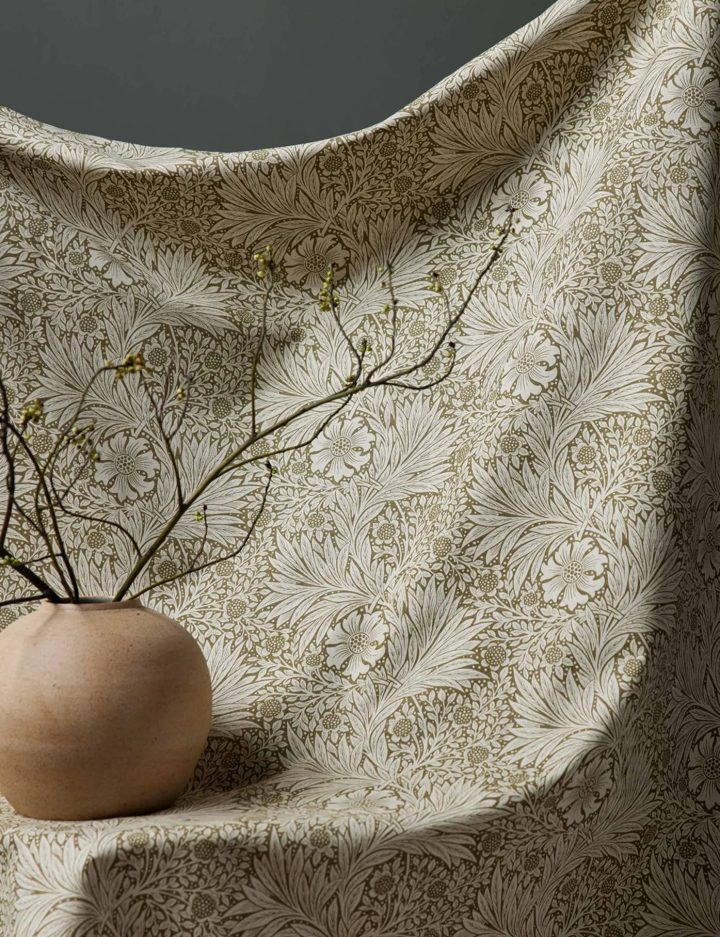 Marigold Linen Blend Fabric by Morris & Co.