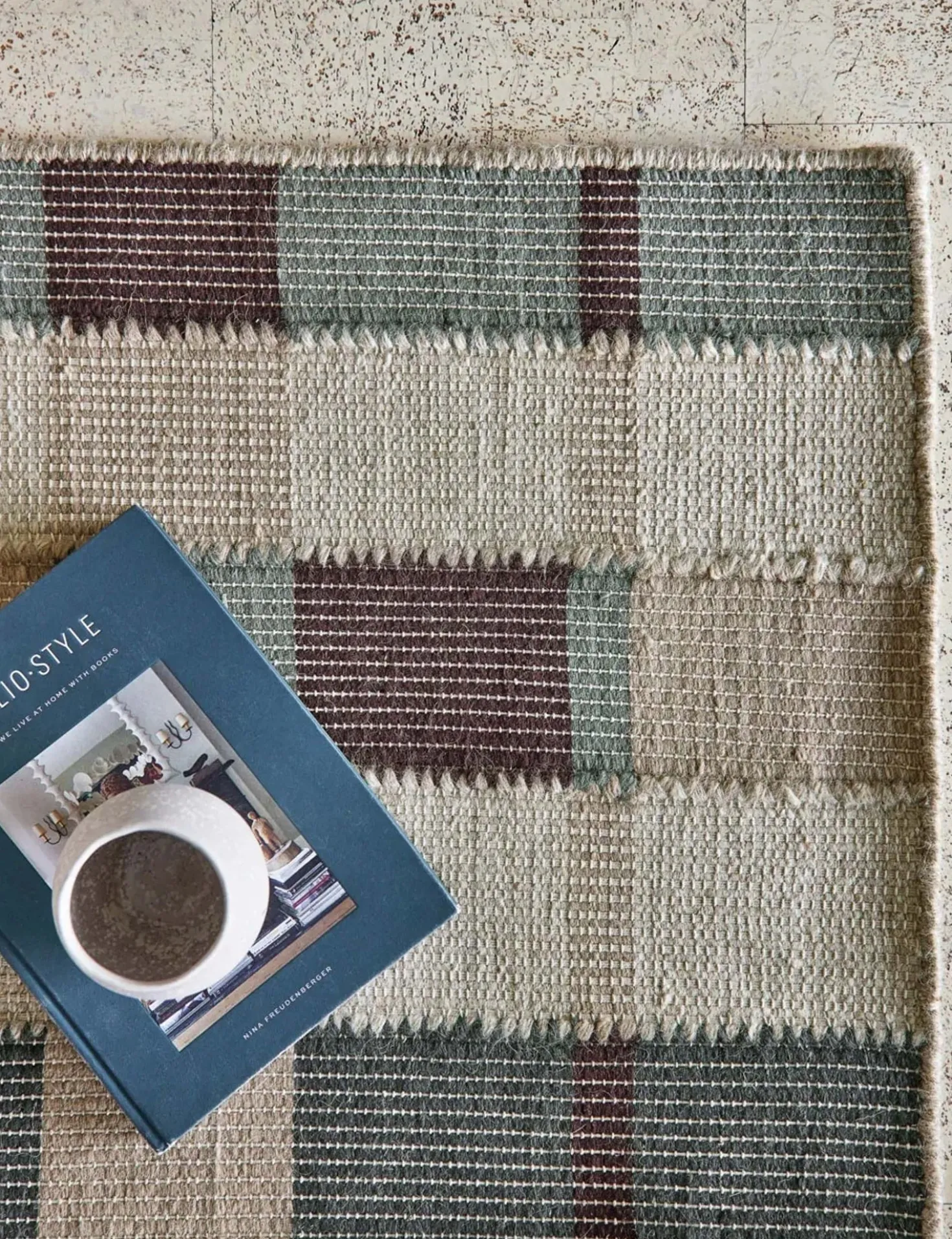 Marli Flatweave Wool Rug by Nina Freudenberger