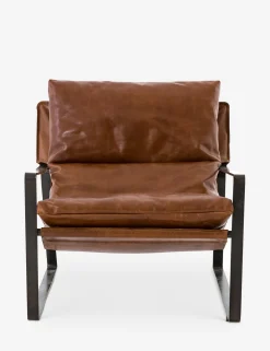 Marlyne Leather Accent Chair