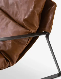 Marlyne Leather Accent Chair