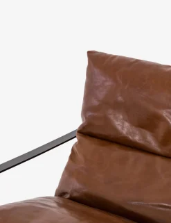 Marlyne Leather Accent Chair