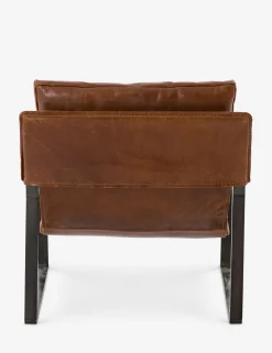 Marlyne Leather Accent Chair