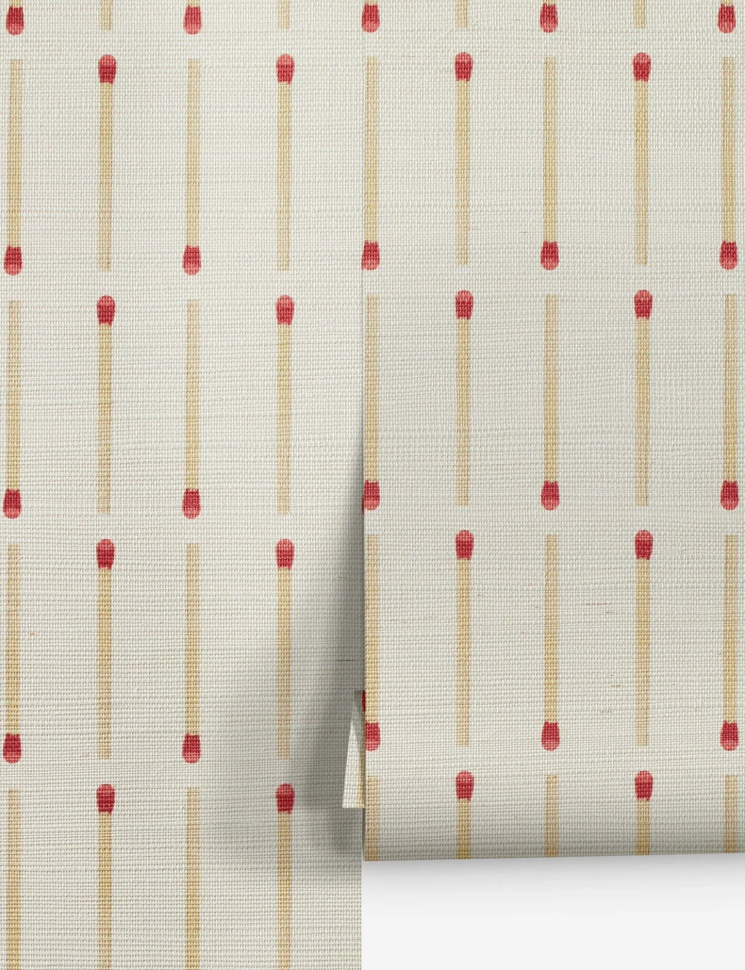 Matchstick Grasscloth Wallpaper