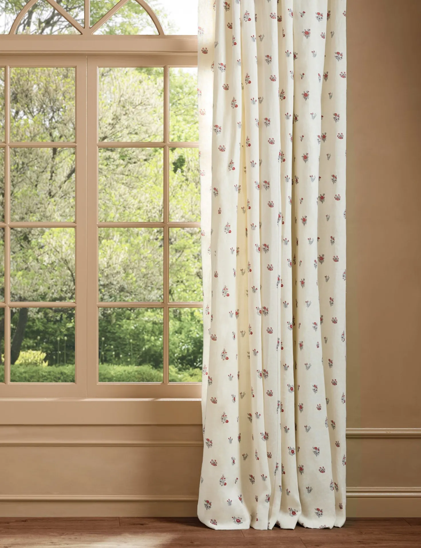Mayfair Linen Curtain Panel by Heidi Caillier