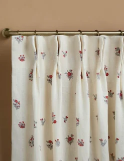 Mayfair Pleated Linen Curtain Panel by Heidi Caillier