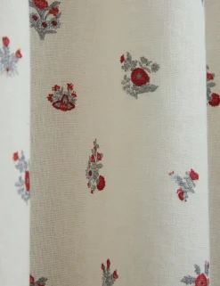 Mayfair Pleated Linen Curtain Panel by Heidi Caillier