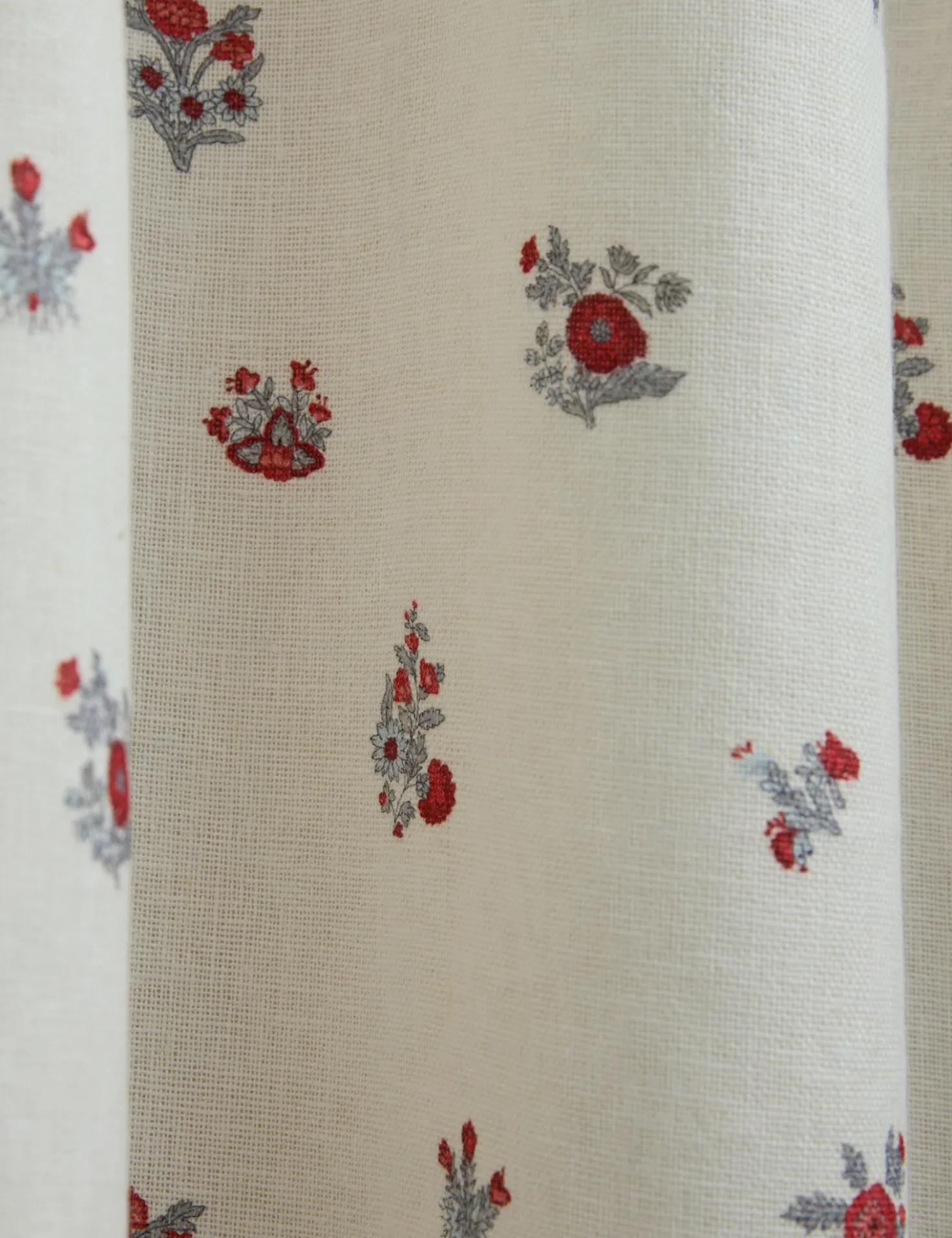 Mayfair Pleated Linen Curtain Panel by Heidi Caillier