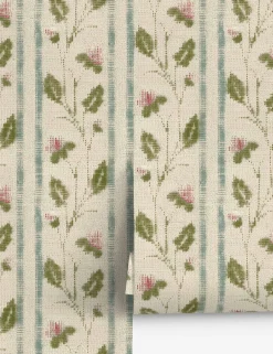 Mayla Grasscloth Wallpaper by Heidi Caillier