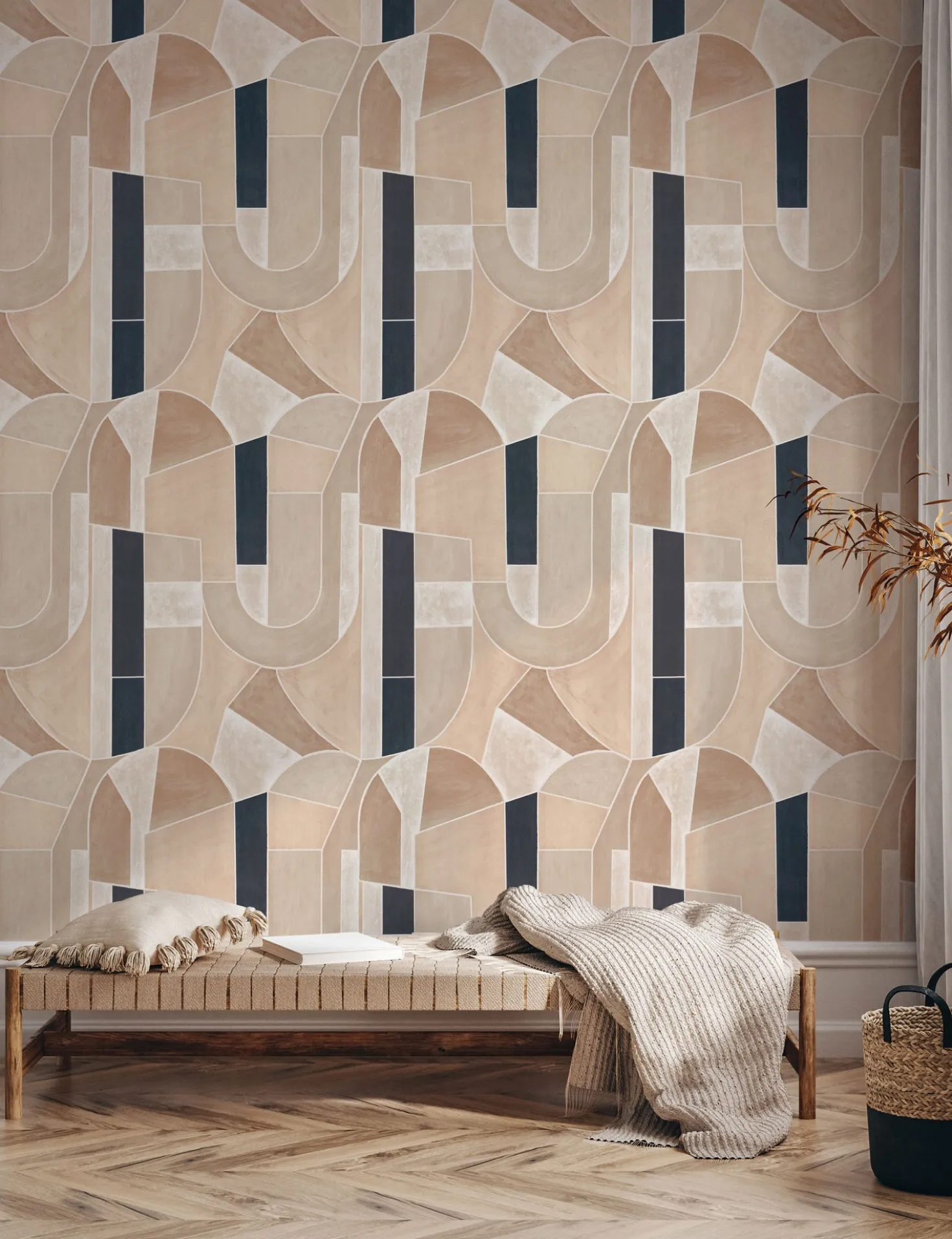 Meet Me in Peru Textured Peel + Stick Wallpaper by Jeremiah Brent