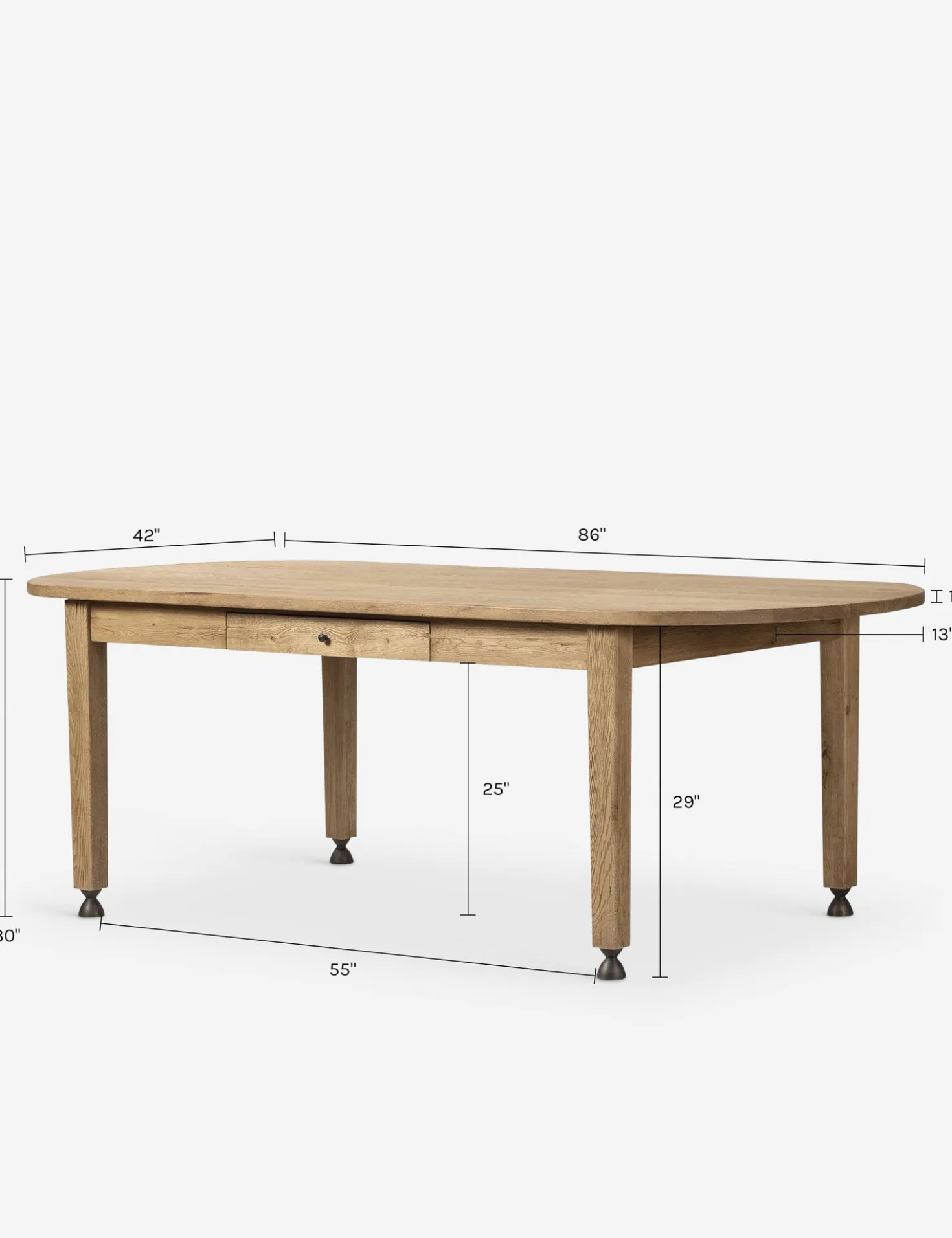 Megan Dining Table by Amber Lewis x Four Hands