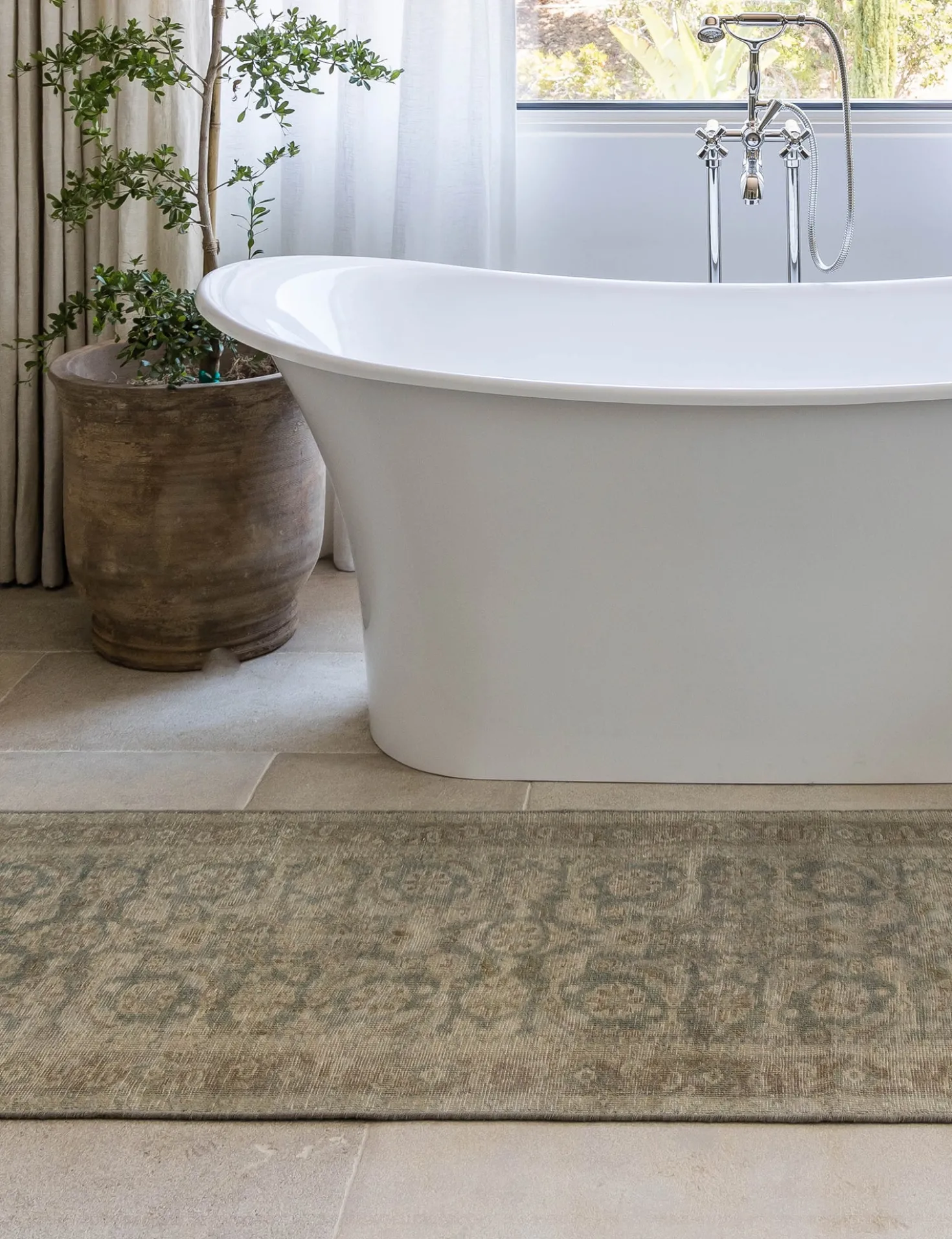 Menorca Hand-Knotted Wool Rug by Pure Salt x Momeni