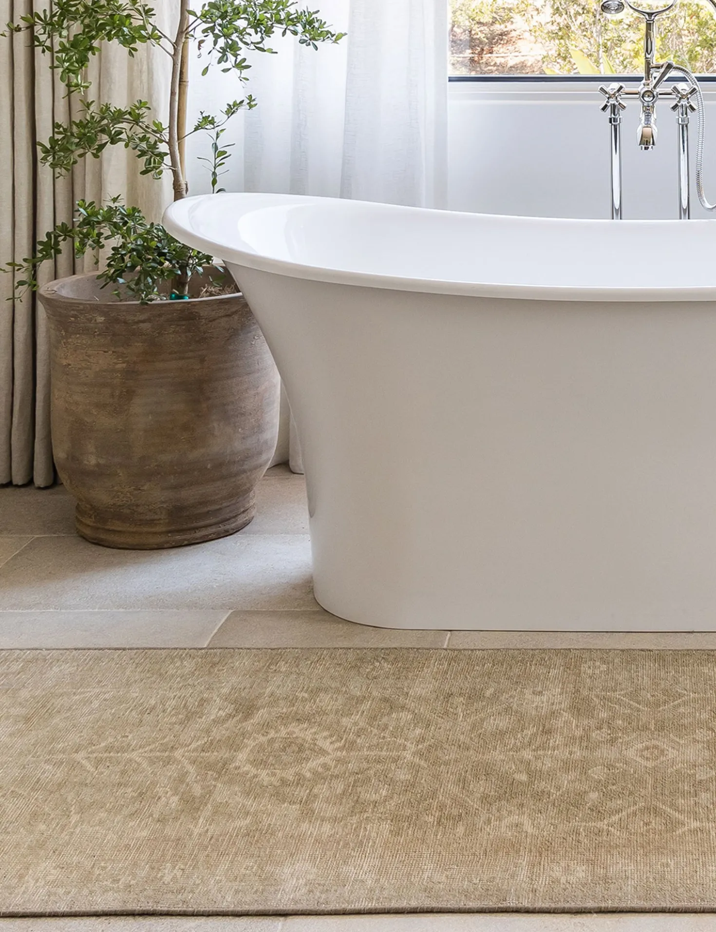 Menorca Hand-Knotted Wool Rug by Pure Salt x Momeni