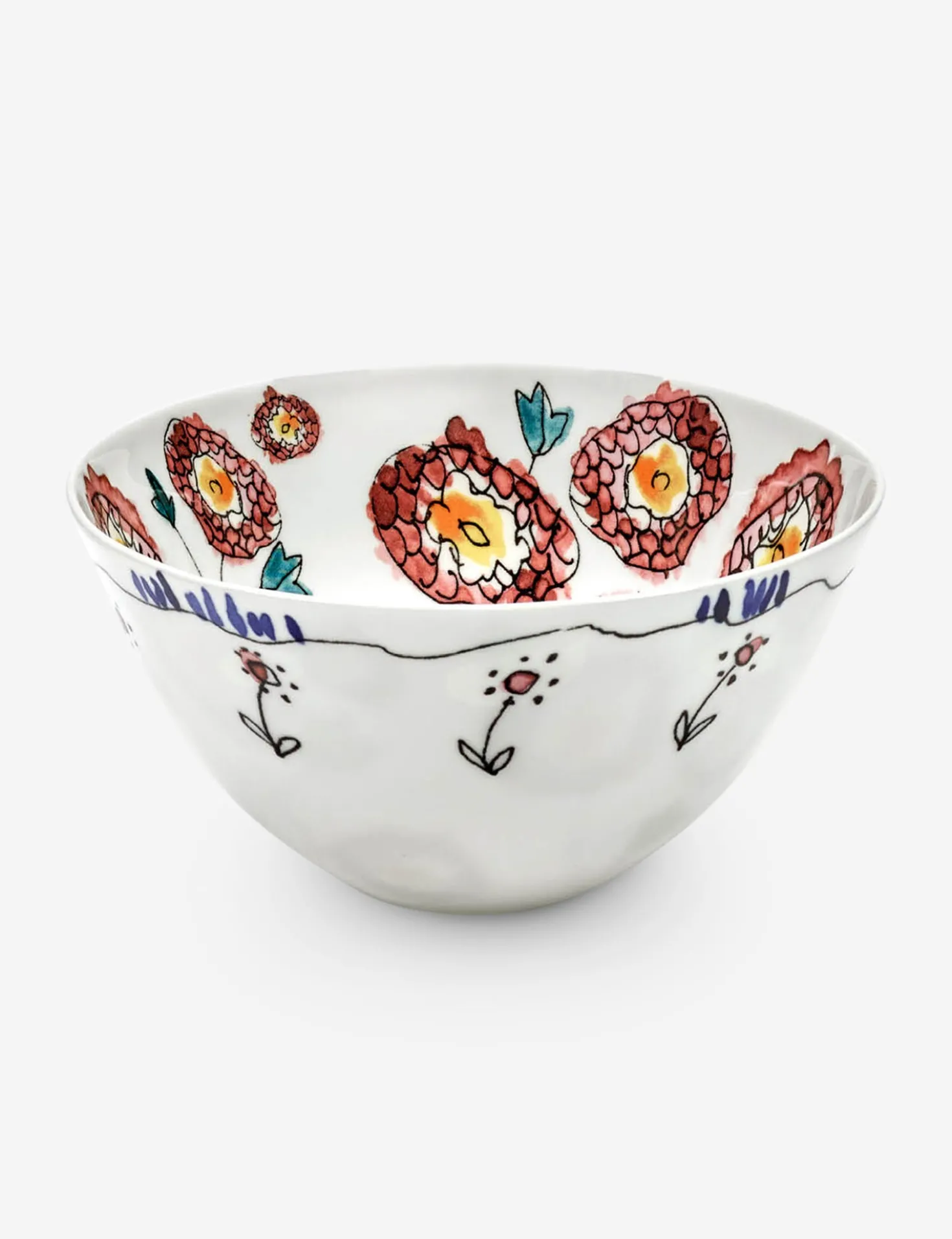 Midnight Flowers Dinnerware by Marni x Serax