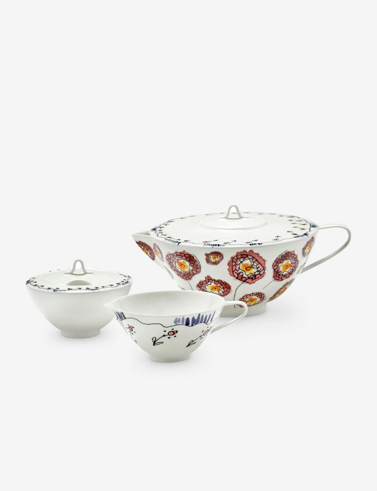 Midnight Flowers Teapot by Marni x Serax