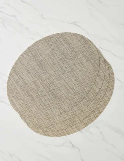 Mini Basketweave Oval Placemat (Set of 4) by Chilewich
