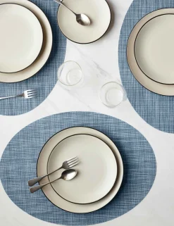 Mini Basketweave Oval Placemat (Set of 4) by Chilewich