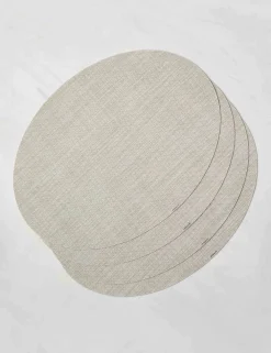 Mini Basketweave Oval Placemat (Set of 4) by Chilewich