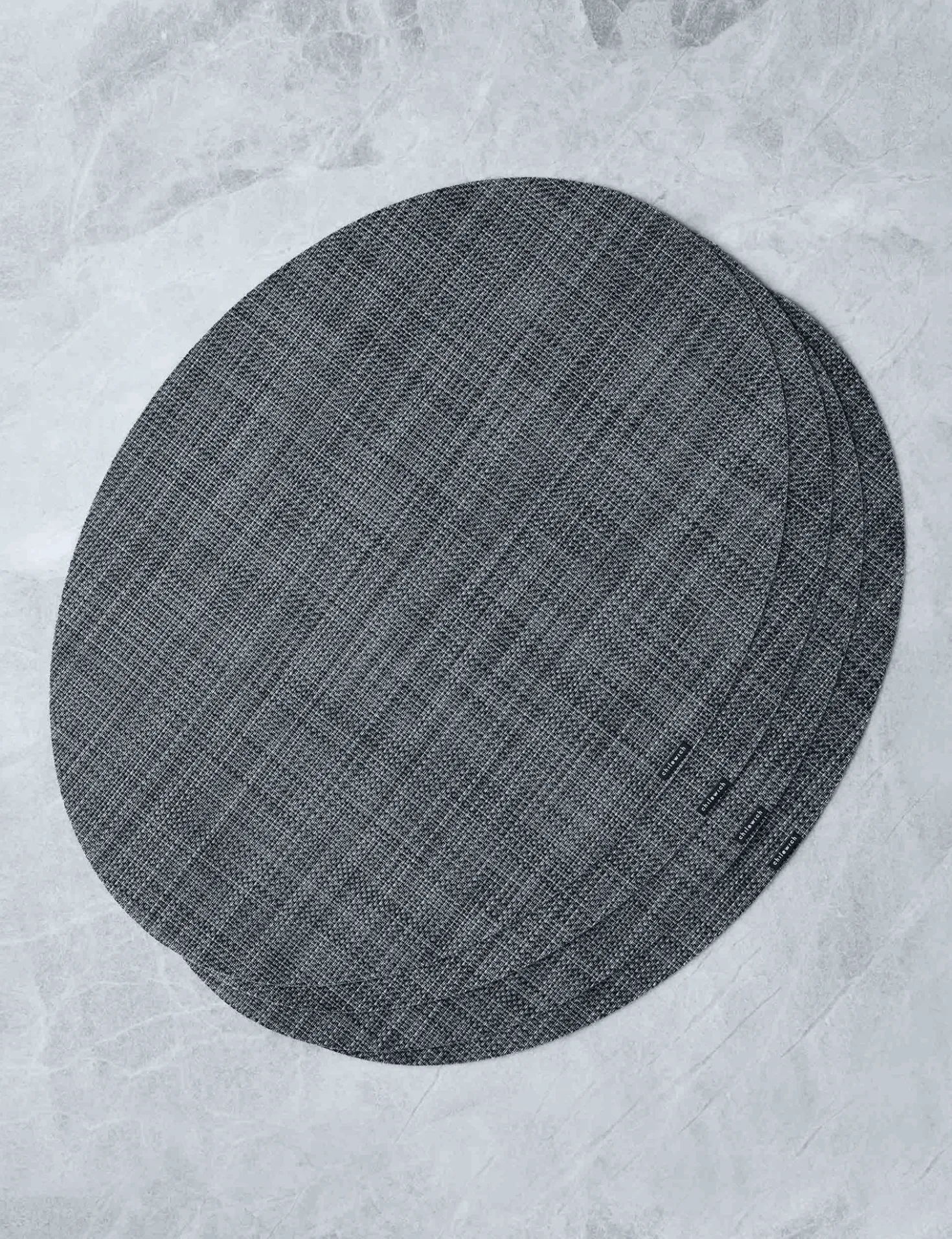 Mini Basketweave Oval Placemat (Set of 4) by Chilewich