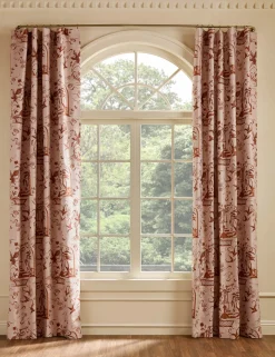 Misha Toile Curtain Panel