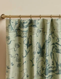 Misha Toile Curtain Panel