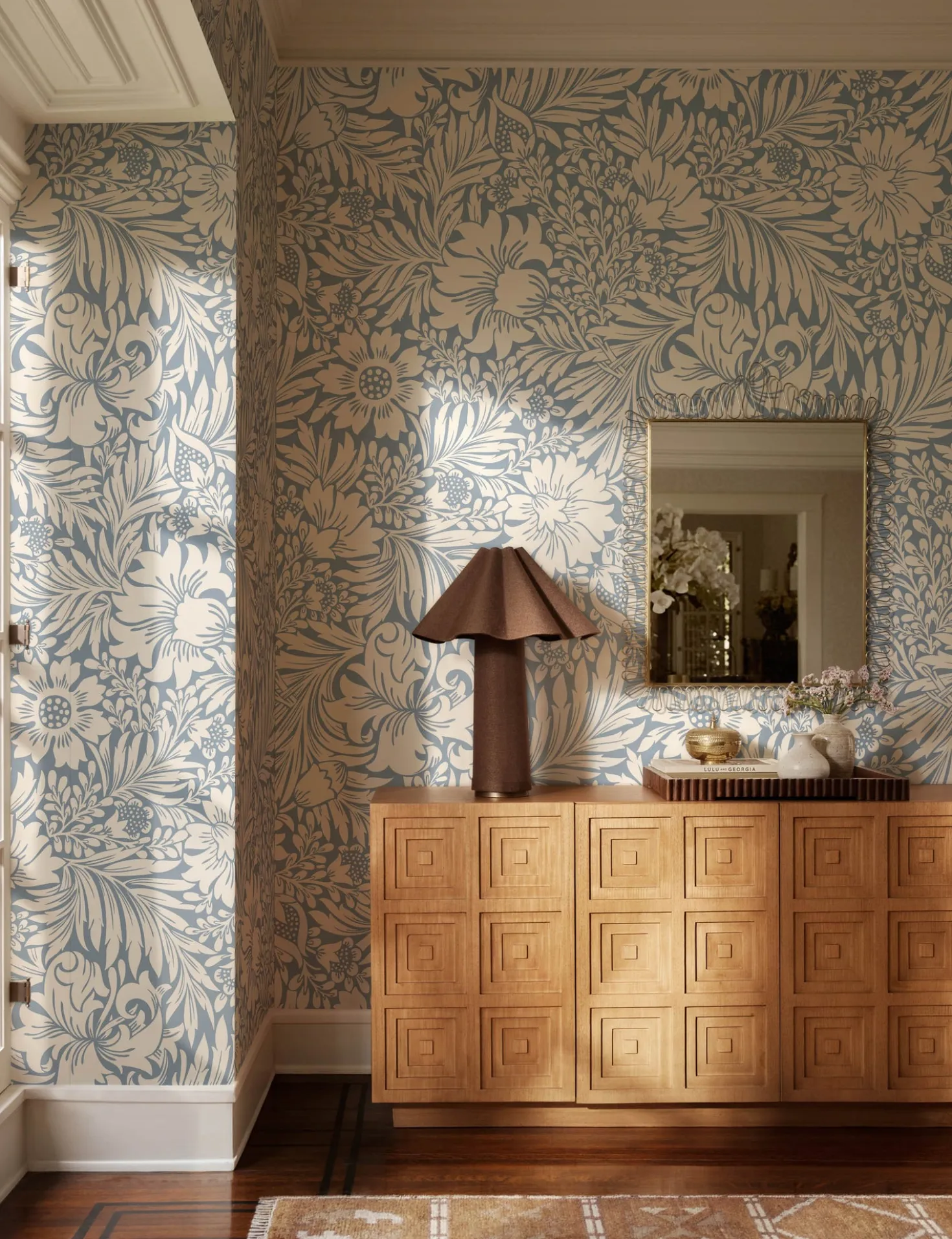 Modern Acanthus Peel + Stick Wallpaper by Erin & Ben Co.
