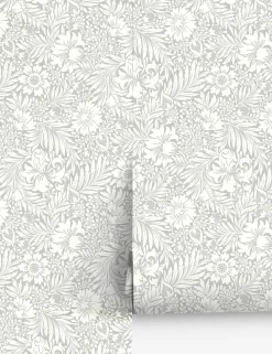 Modern Acanthus Peel + Stick Wallpaper by Erin & Ben Co.