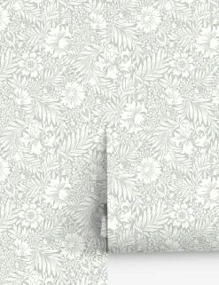 Modern Acanthus Peel + Stick Wallpaper by Erin & Ben Co.